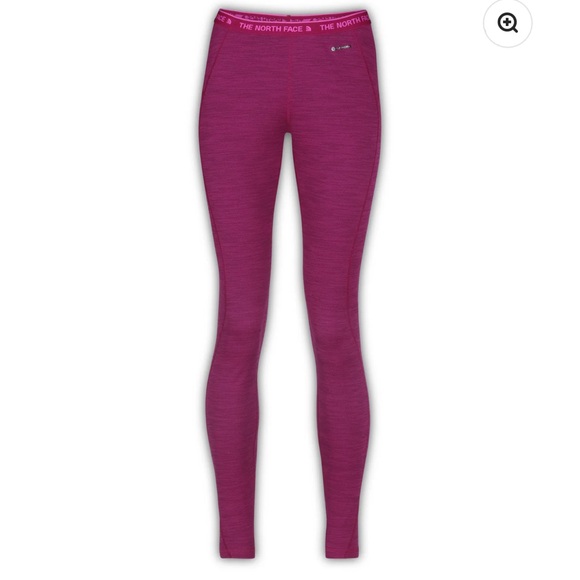The North Face Pants - The North Face FlashDry Leggings Women’s Medium Purple Pink Athletic Base Layer